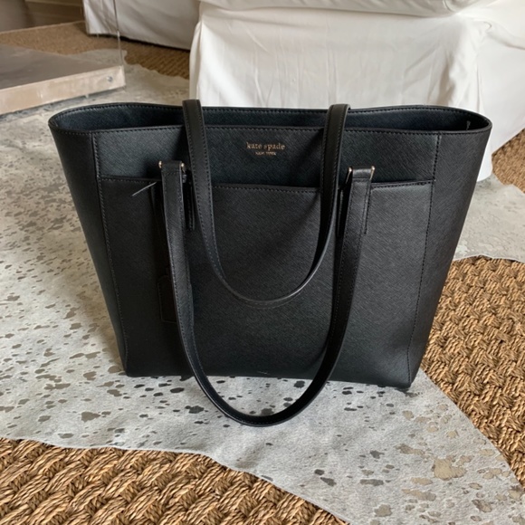 Black Kate Spade Computer Tote - Picture 4 of 4